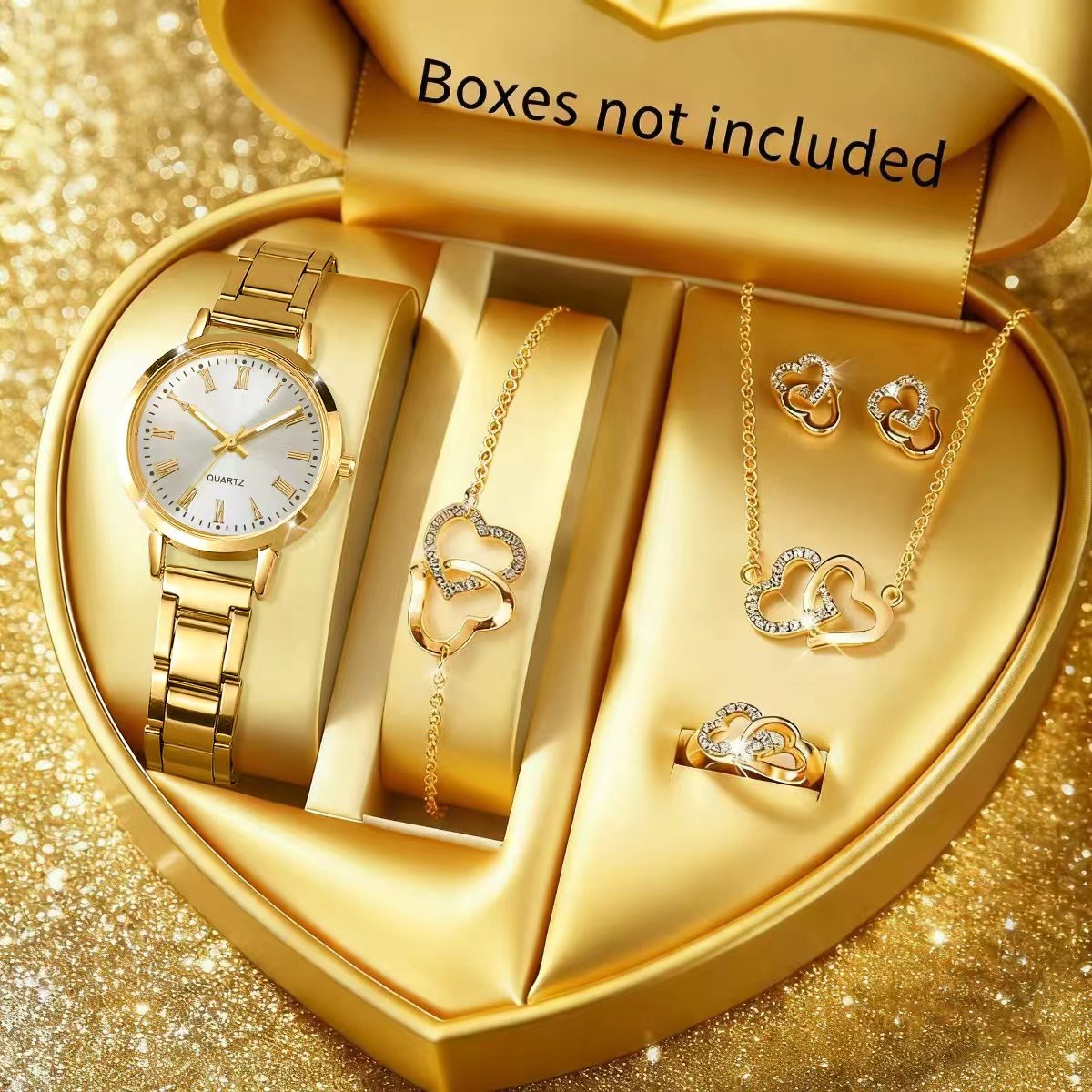 Jewelry Box Watches Bracelets - 6 STKS Mode Dames Quartz Horloge