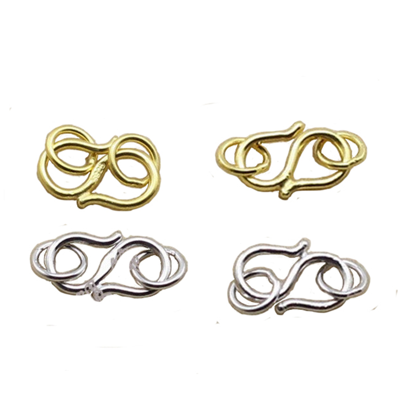 Sterling Silver Ring - 10 stuks sluitingen in zilver echt