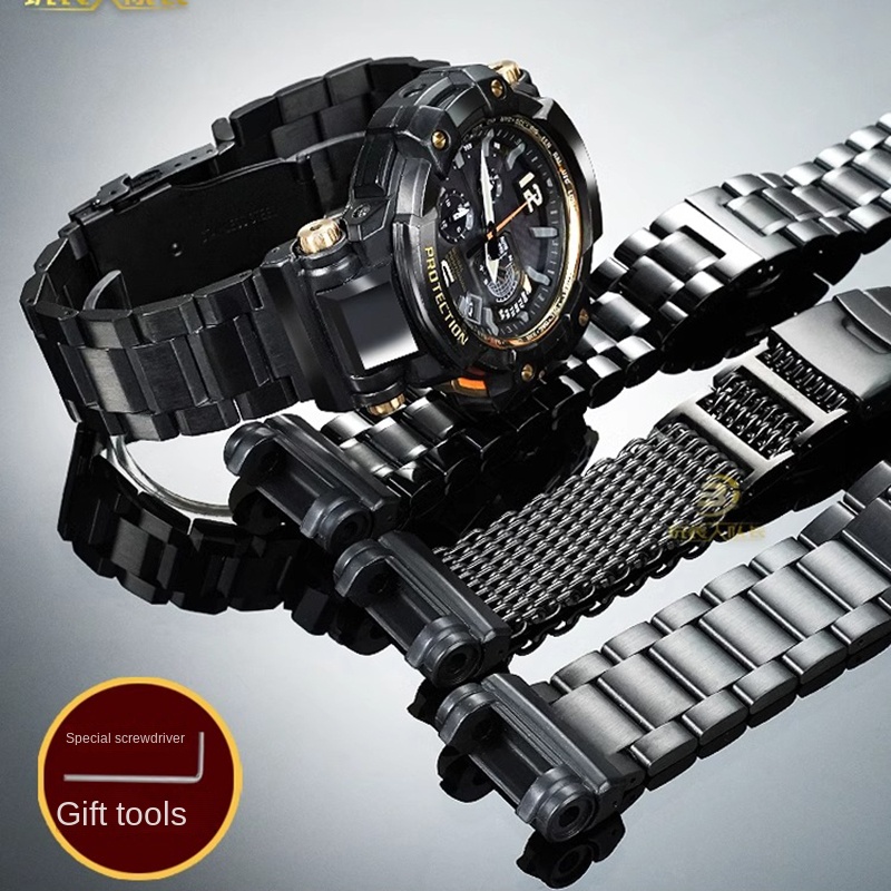 Rg Watches & Jewelry Gmbh - Roestvrij Stalen Horlogeband Voor Casio G-SHOCK