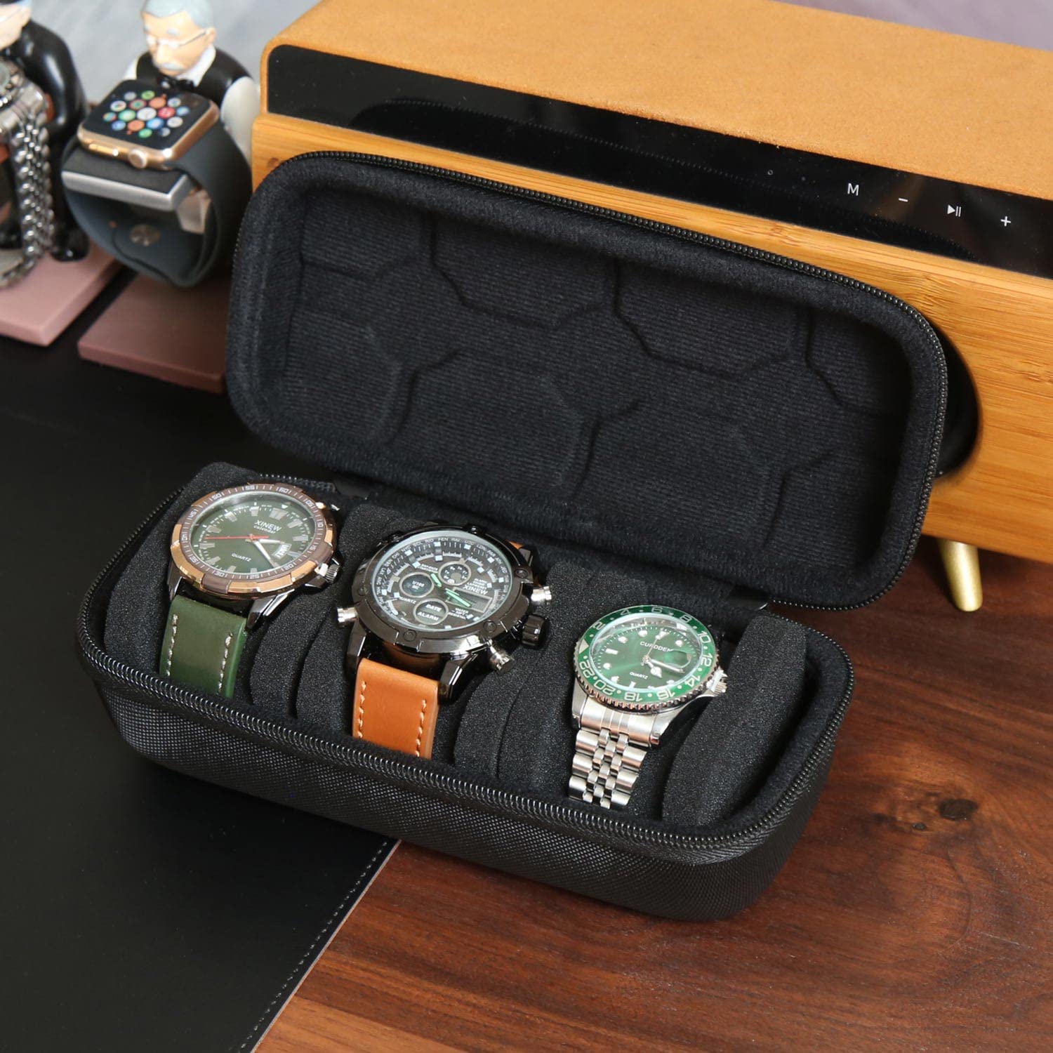 Smartwatch - Horlogebox-organizer voor mannen of vrouwen, horlogereistas,