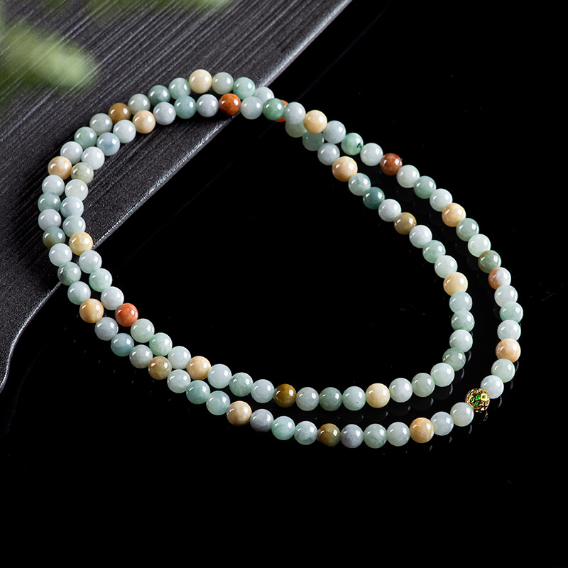 Jewelry & Watches Review - Birmese Jadeiet kralen armband ketting echte