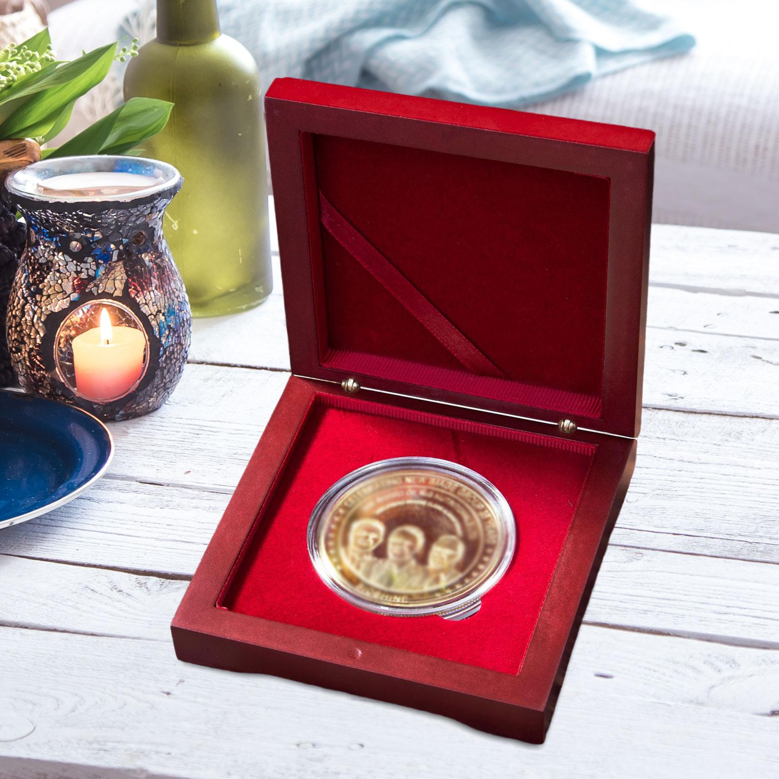 Collectors Coins Jewelry & Watches Of Smithtown Photos - Medaille Presentatie Box Munthouder Houten Munt