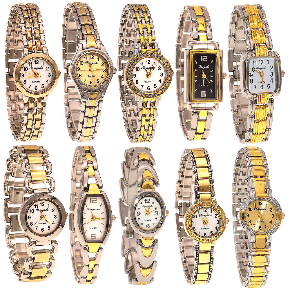 Jewelry Watches Women - 10 stuks/lot, gemengde bulk elegante dameshorloges