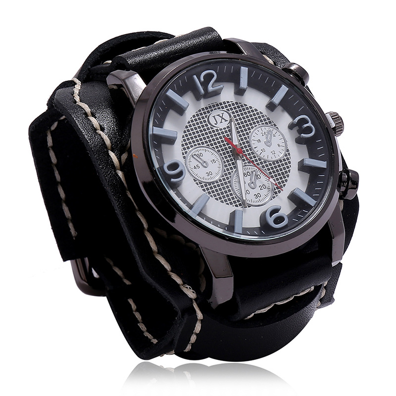 Jewelry Watches Vintage - Punk Vintage Echt Lederen Band Elektronisch