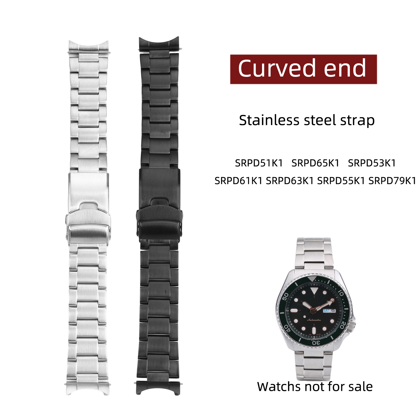 Seiko Watch 5 Sports - Voor Seiko 5 Sports SRPD51K1 SRPD65K1