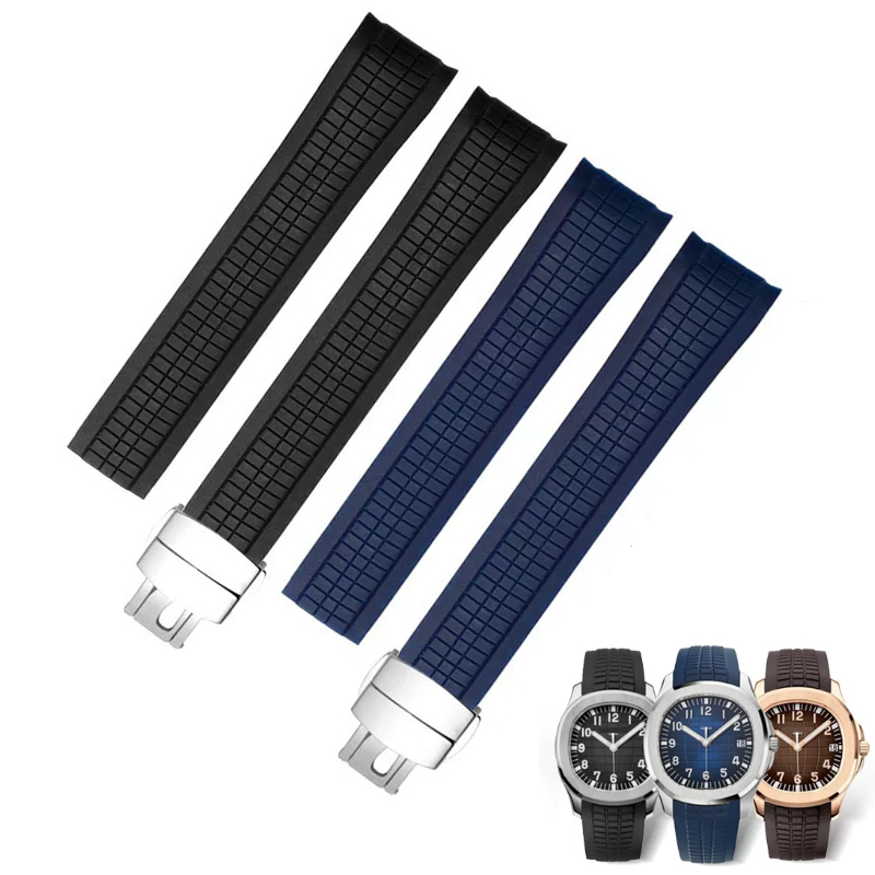 Patek Philippe Watch Aquanaut - Zachte rubberen horlogeband Aquanaut geschikt voor