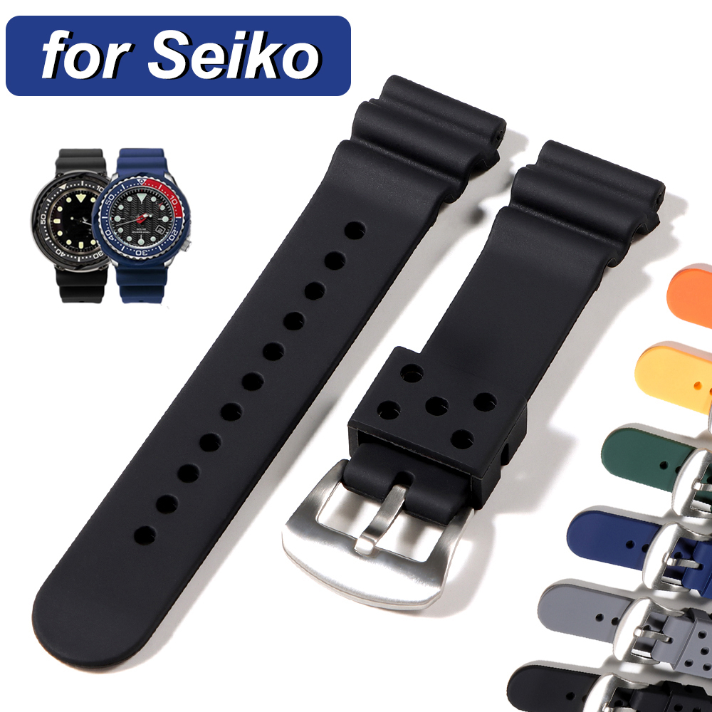 Seiko Watch 5 Sports - 20mm 22mm Horlogeband voor Seiko Prospex