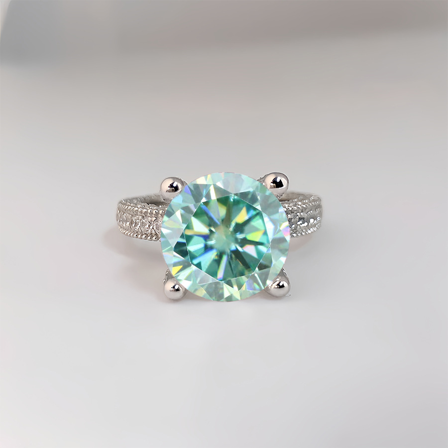 5 karaat echte Moissanite diam - Sterling Silver Ring recensie en prijs