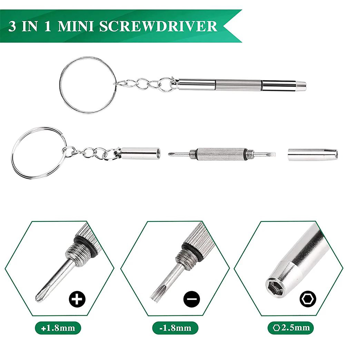 1/2PCS Precisie 3 in1 Schroeve - Jewelry Watches Repair recensie en prijs