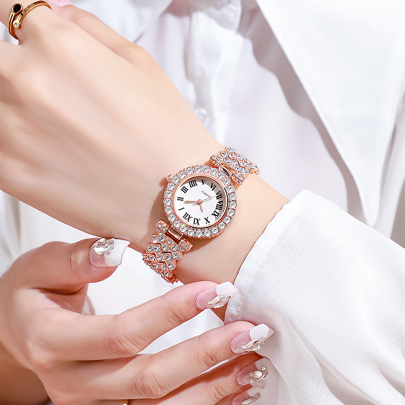 5 STKS Luxe Strass Dameshorlog - Jewelry Watches Luxury recensie en prijs