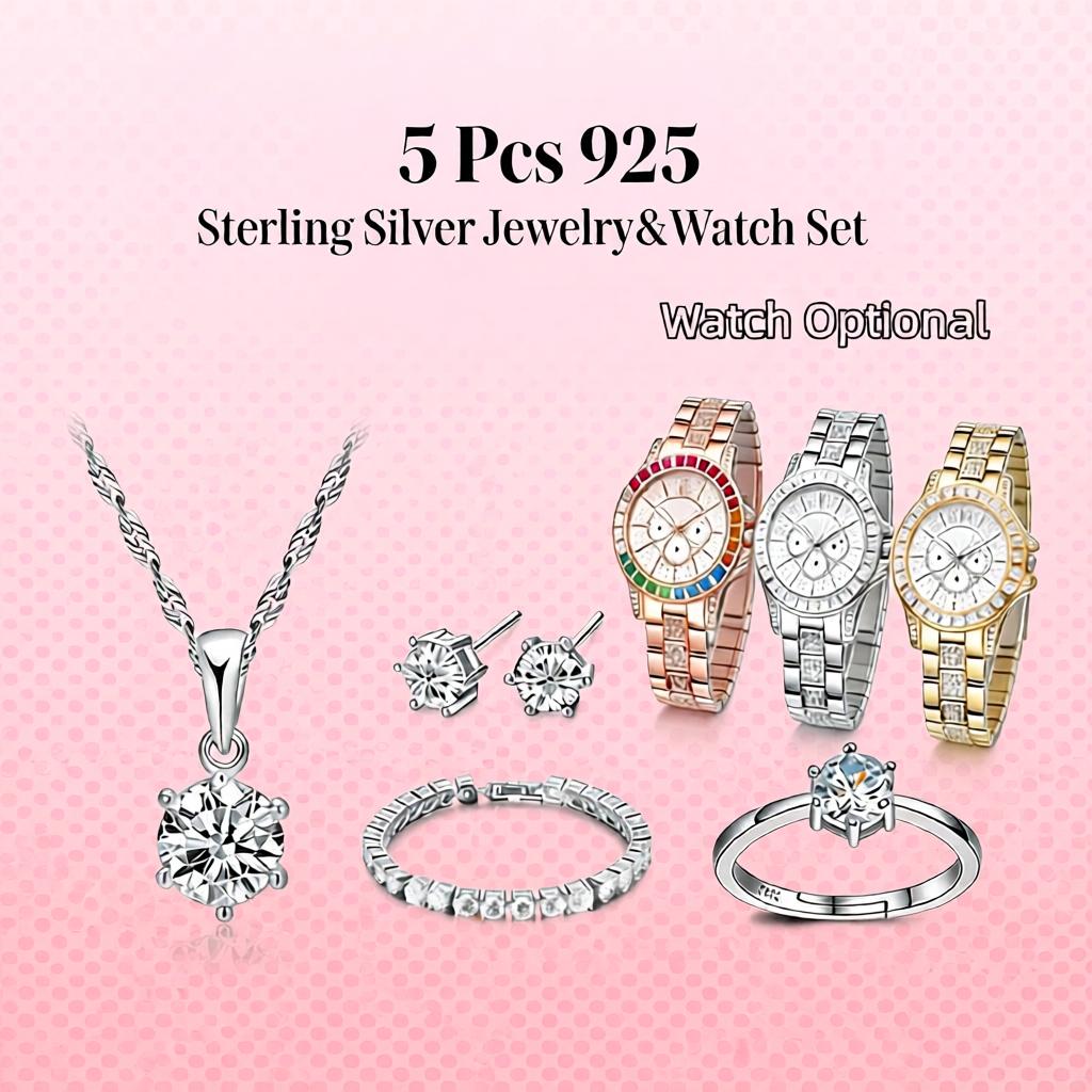 Mooie 925 sterling zilveren ge - Best Jewelry Watches For Women recensie en prijs