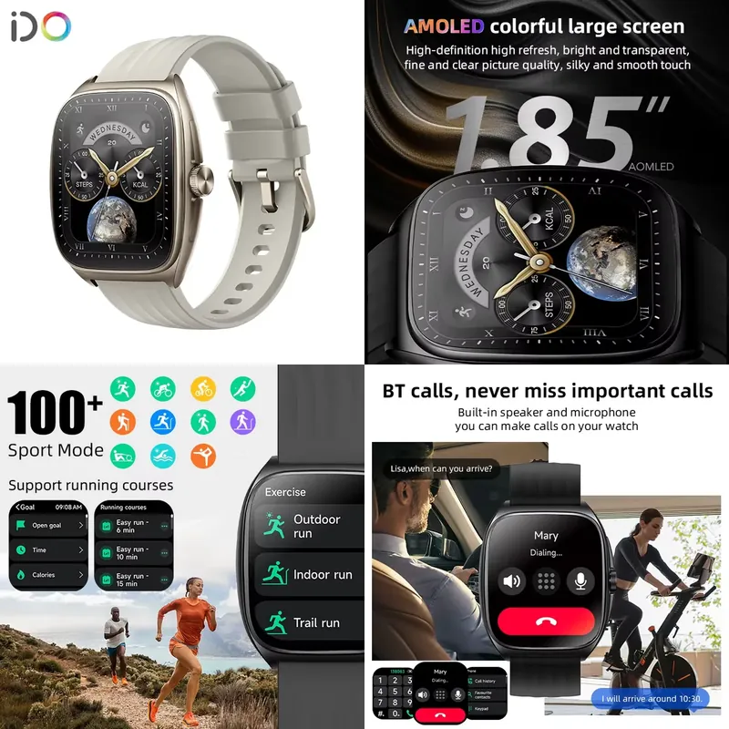 2025 Mode Mannen Smartwatch Fa - Smartwatch recensie en prijs