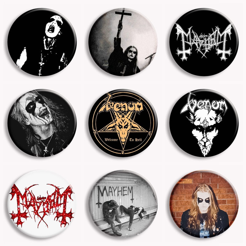 Rock Mayhem Band Zachte Knop P - Vintage Brooch Pin recensie en prijs