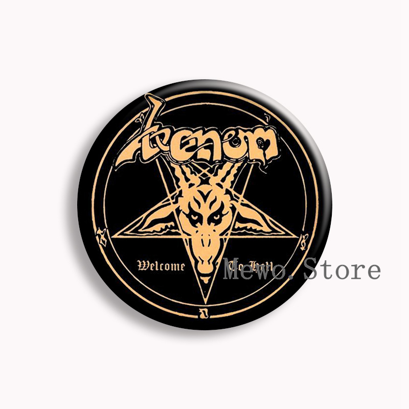 Rock Mayhem Band Zachte Knop P - Vintage Brooch Pin recensie en prijs