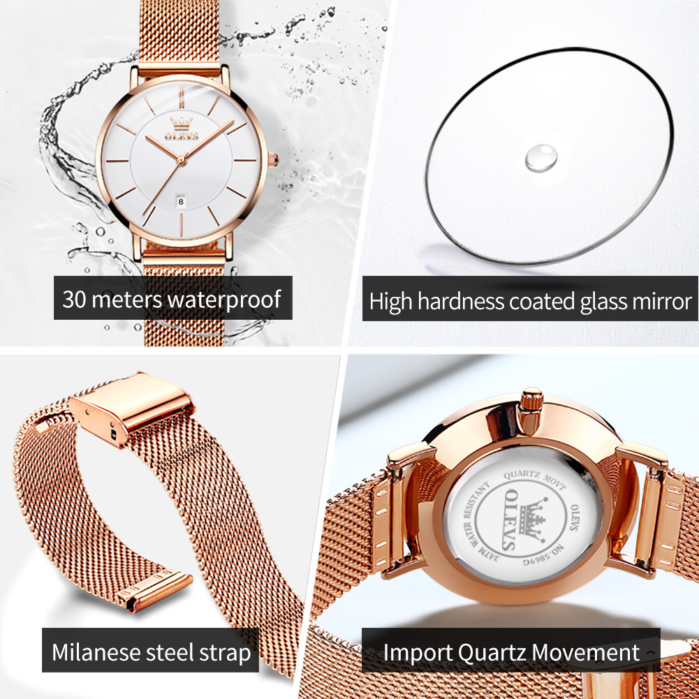 OLEVS Dameshorloge 5869, elega - Jewelry Watches Women recensie en prijs