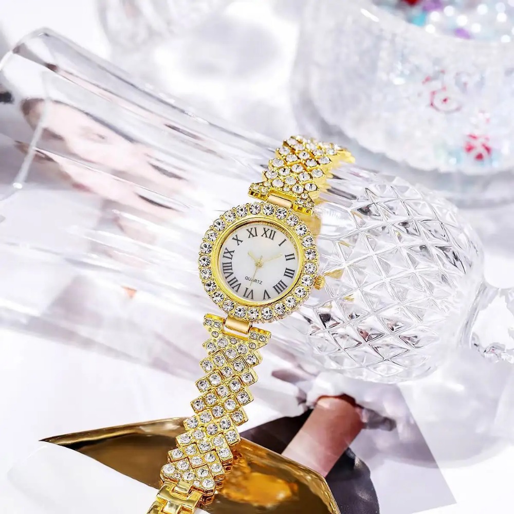 6 stks/set Luxe Strass Vrouwen - Jewelry Watches Luxury recensie en prijs