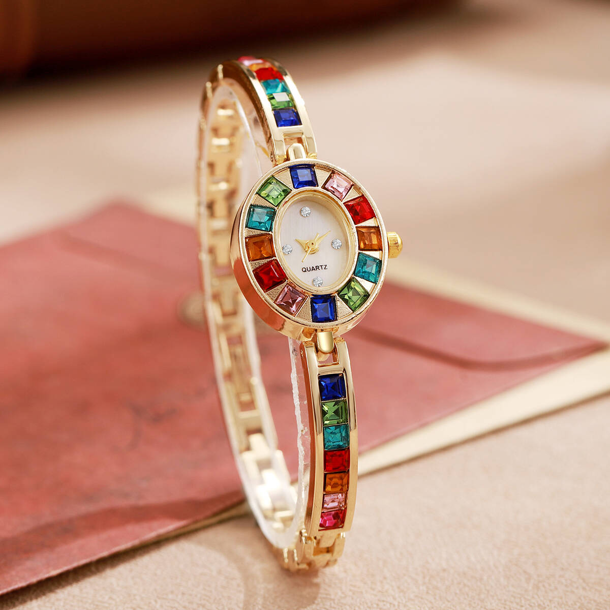 2 stks/set Luxe Strass Vrouwen - Jewelry Watches Women recensie en prijs