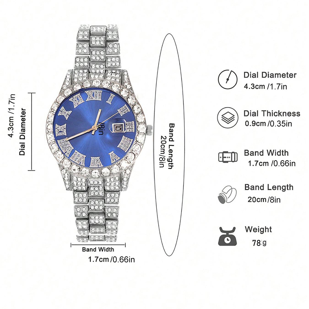 15mm Hiphop Cubaanse Link Kett - Icebox Jewelry Watches recensie en prijs