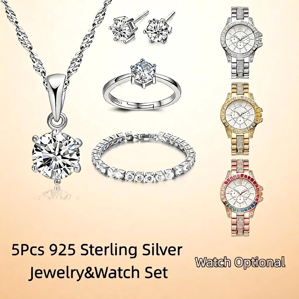 Prachtige 925 sterling zilvere - Best Jewelry Watches For Women recensie en prijs