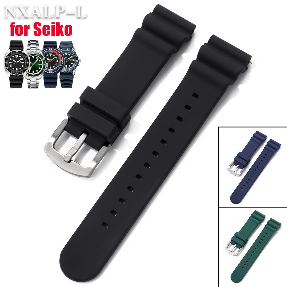 20mm 22mm siliconen horlogeban - Seiko Watch 5 Sports recensie en prijs