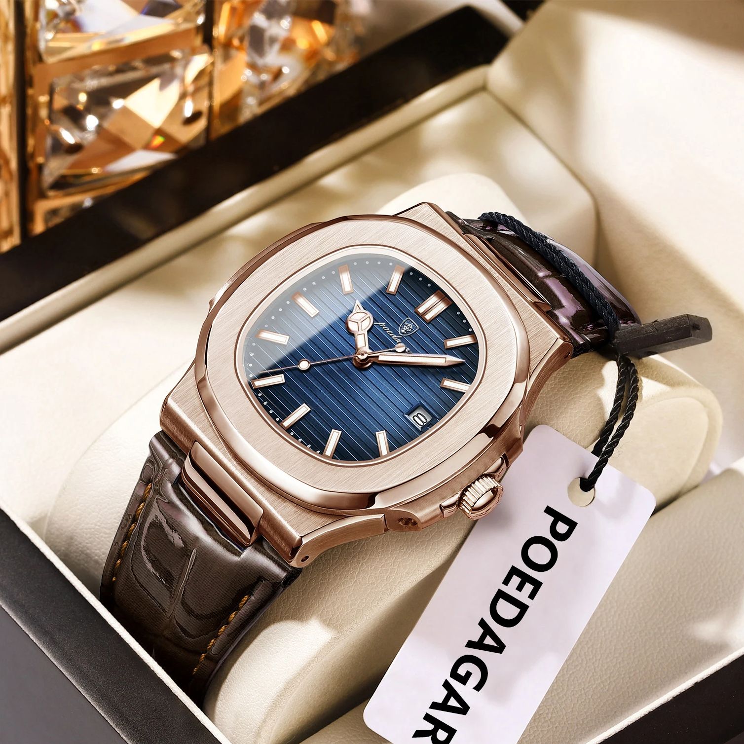 POEDAGAR zakenman horloge datu - Rg Watches & Jewelry Gmbh recensie en prijs