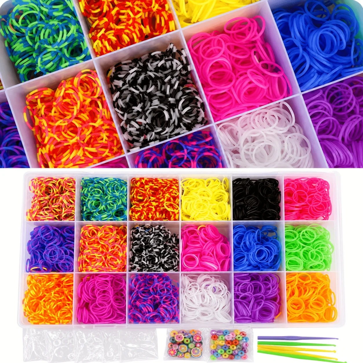 4800 Loom Bands Kit, rubberen  - Charm Bracelet Beads recensie en prijs