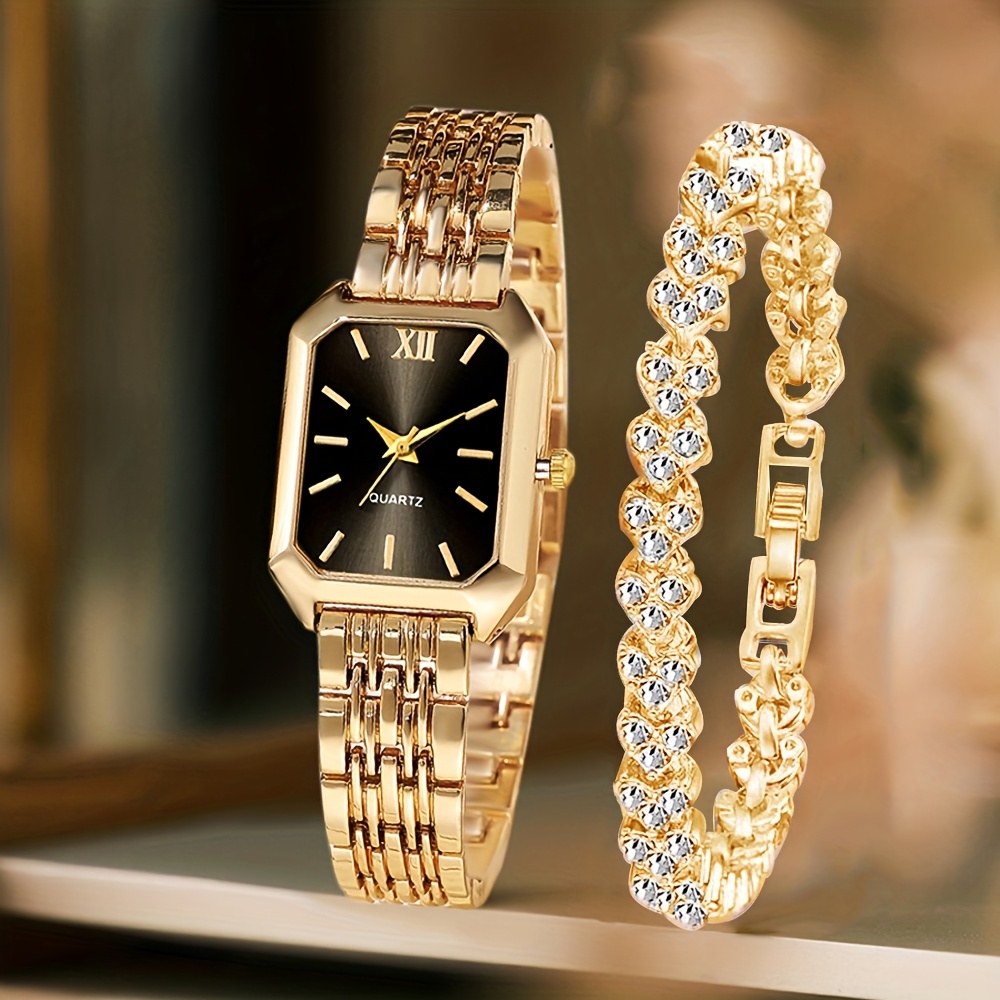 2 STKS Mode Rechthoek Vrouwen  - Jewelry Watches Women recensie en prijs