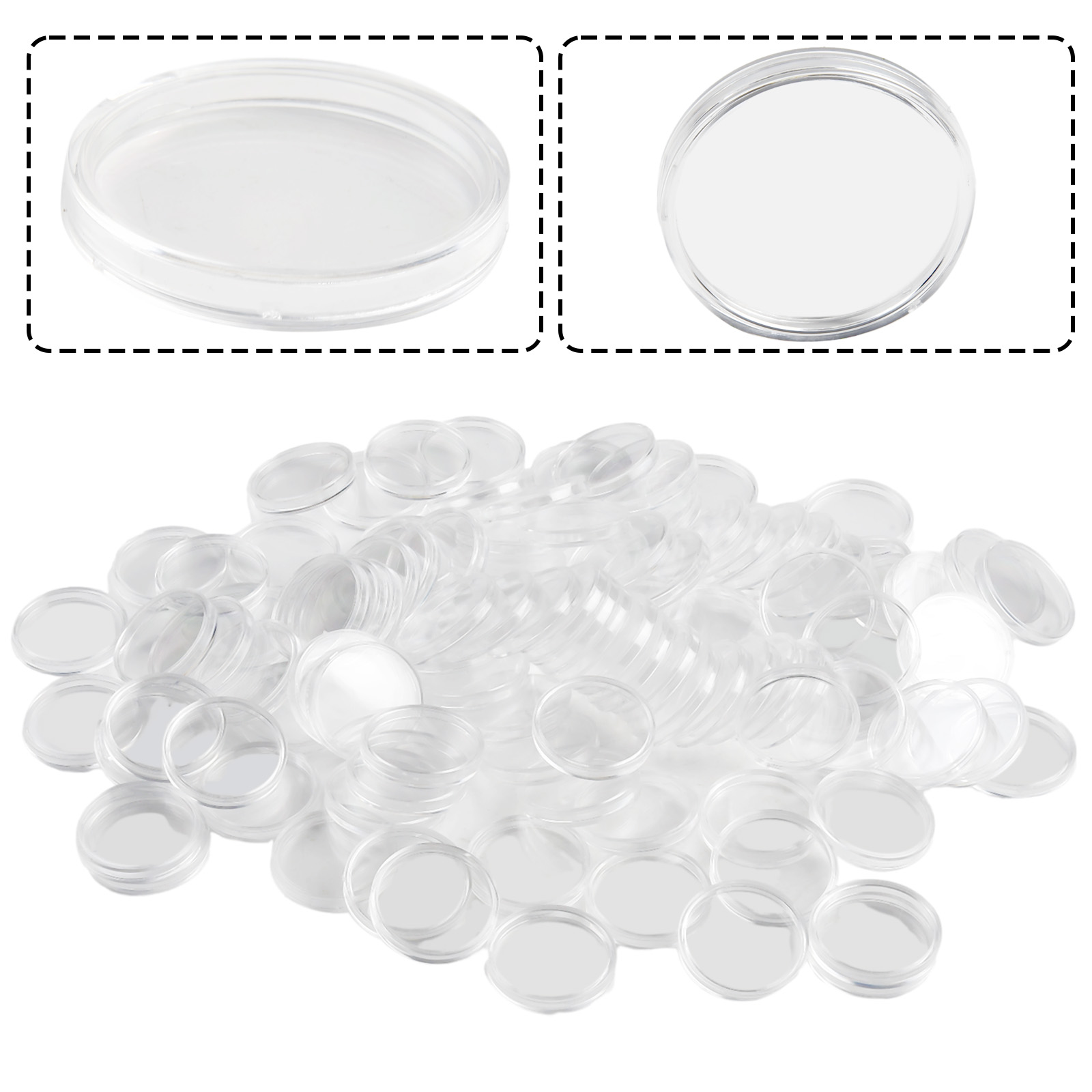 100 stuks transparante plastic - Collectors Coins Jewelry & Watches Of Smithtown Photos recensie en prijs