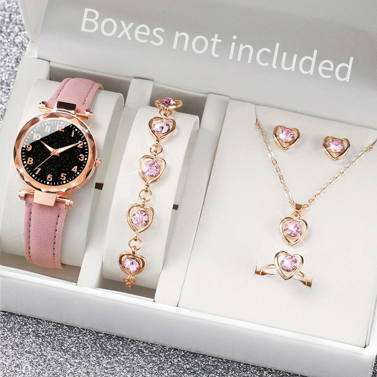 5/6PCS Mode Vrouwen Horloges C - Jewelry Box Watches Bracelets recensie en prijs
