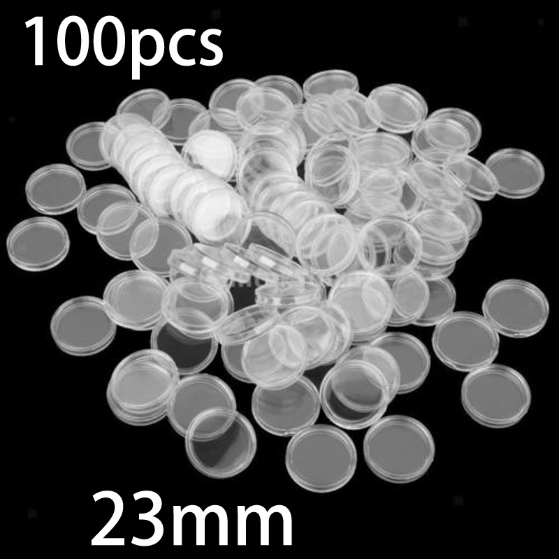 100 stuks 23 mm doorzichtige r - Collectors Coins Jewelry & Watches Of Smithtown Photos recensie en prijs