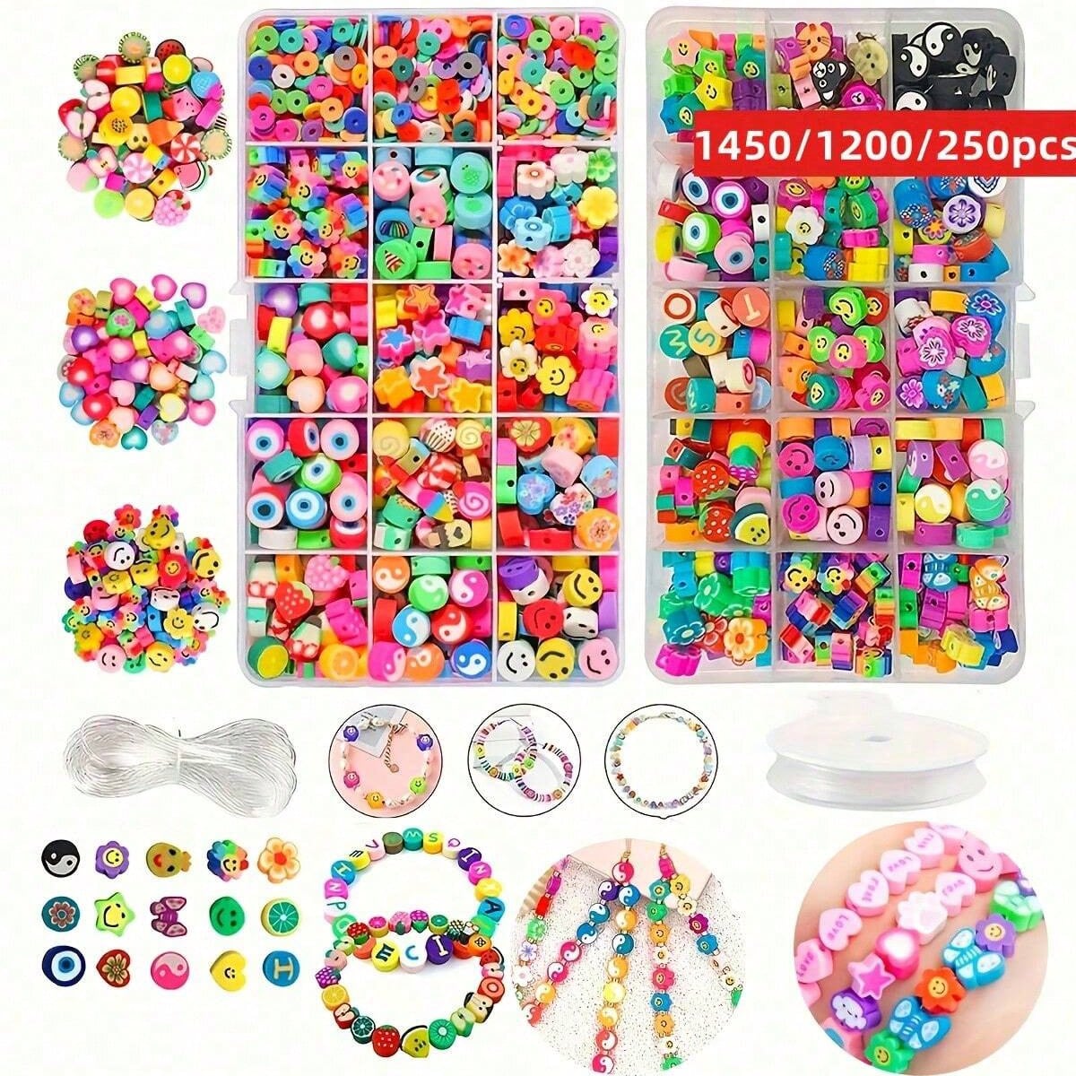1450/1200/250 stuks polymeerkl - Charm Bracelet Beads recensie en prijs