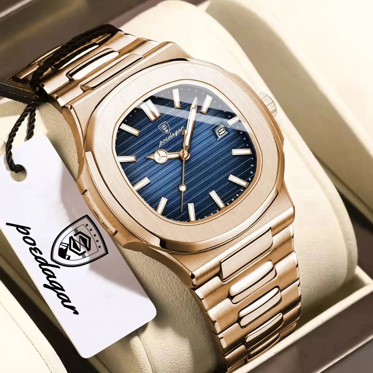 POEDAGAR Top Fashion Square He - Rg Watches & Jewelry Gmbh recensie en prijs