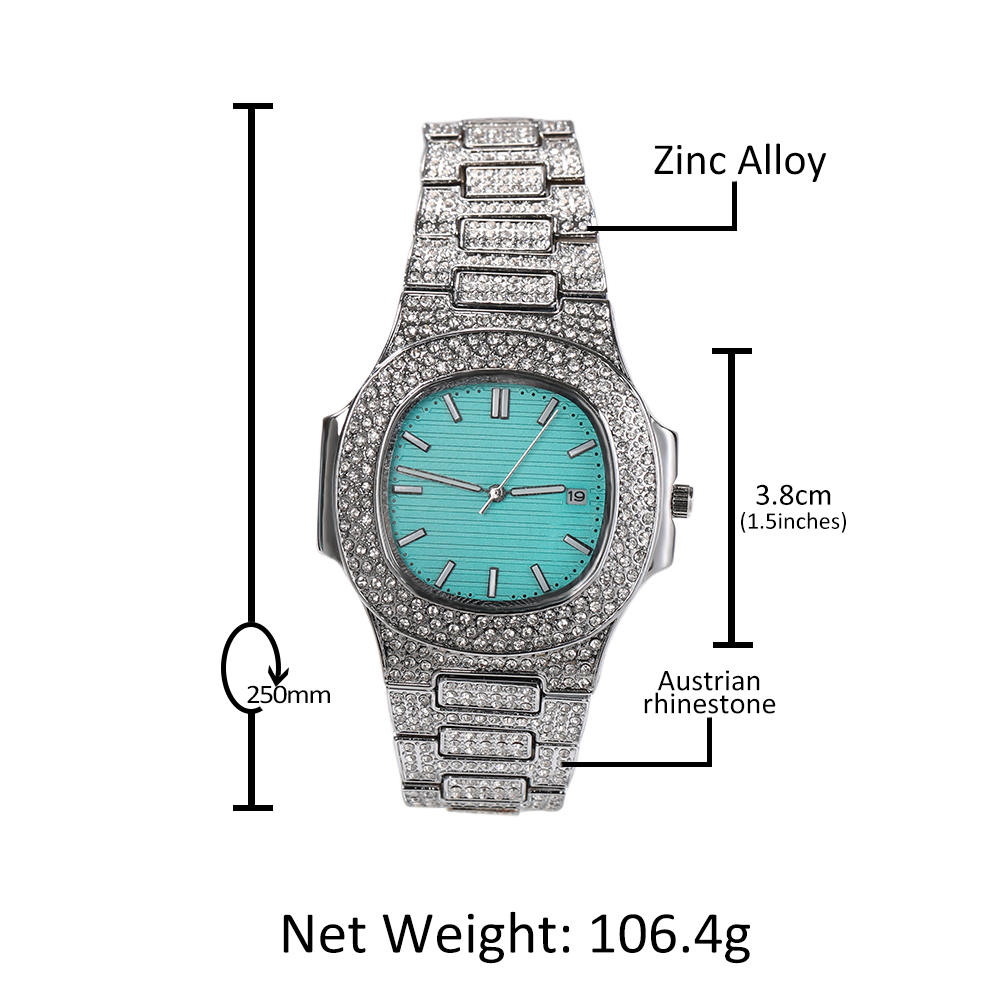 De Bling King Tiffani Blauwe V - King'S Jewelry Watches recensie en prijs