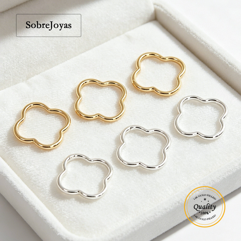 10mm Klavervierblad Springring - Sterling Silver Ring recensie en prijs