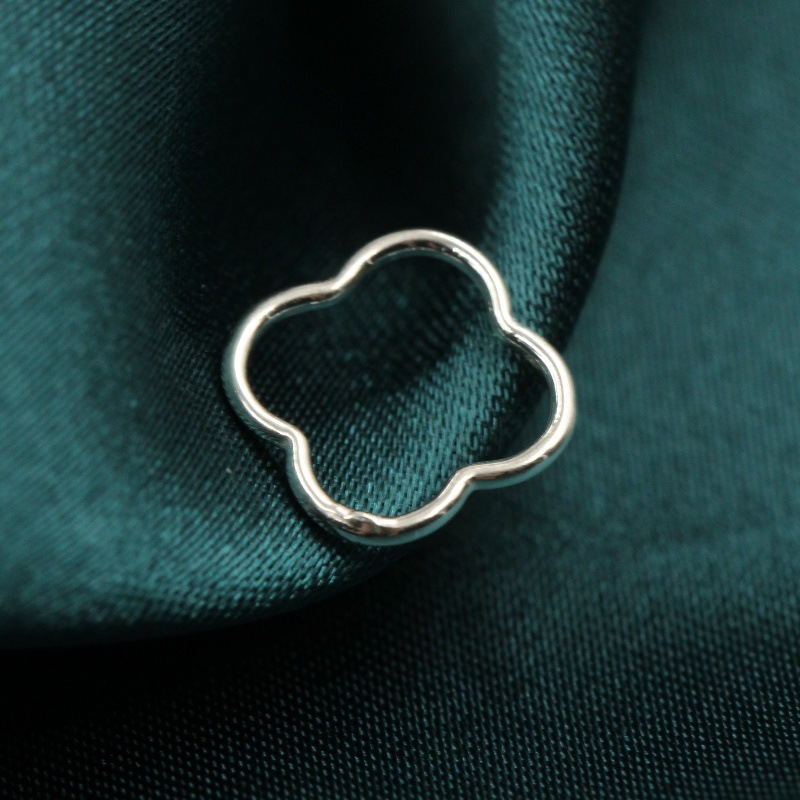10mm Klavervierblad Springring - Sterling Silver Ring recensie en prijs