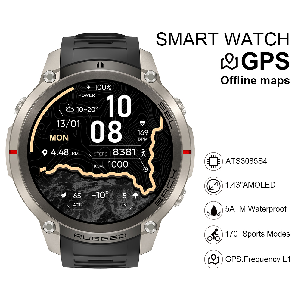 2026 DM59 Smartwatch met offli - Smartwatch recensie en prijs