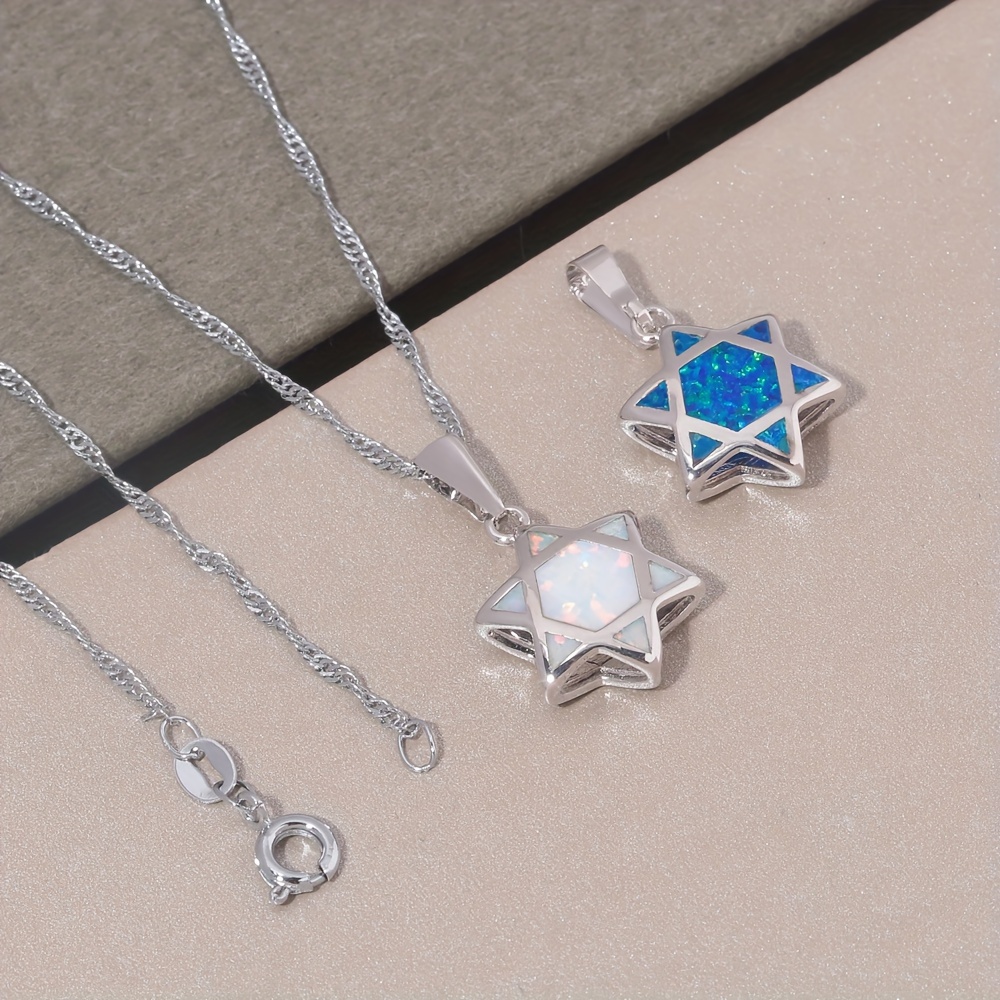 Davidster Opaal hanger ketting - Jewelry & Watches Review recensie en prijs