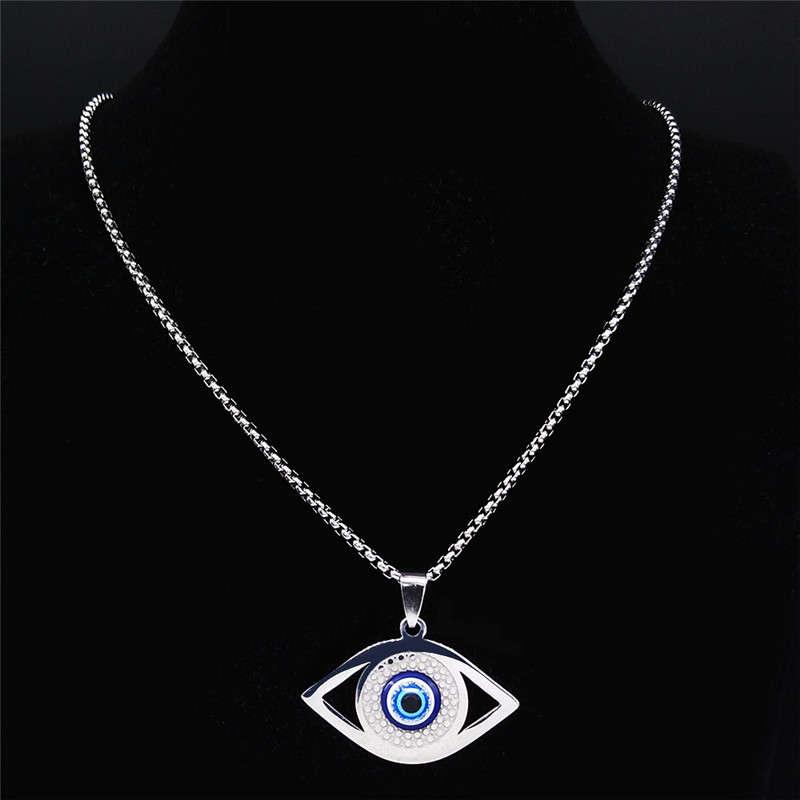 Islam Hamsa Evil Blue Eye kett - Jewelry & Watches Review recensie en prijs