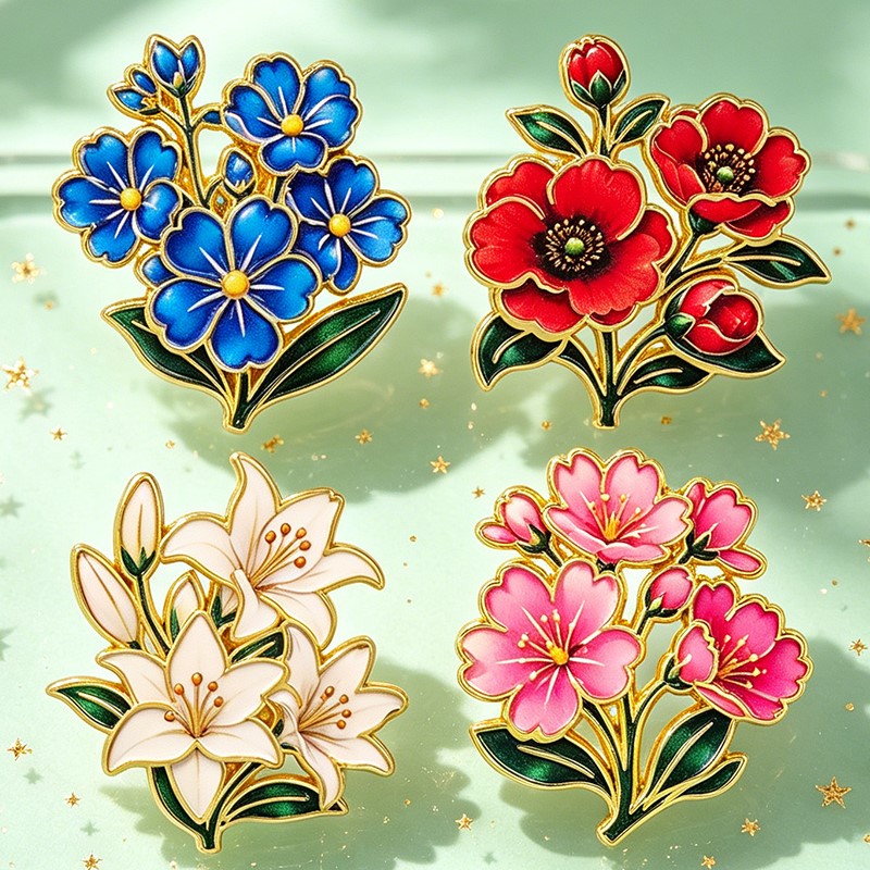 Leuke vintage kleurrijke bloem - Vintage Brooch Pin recensie en prijs