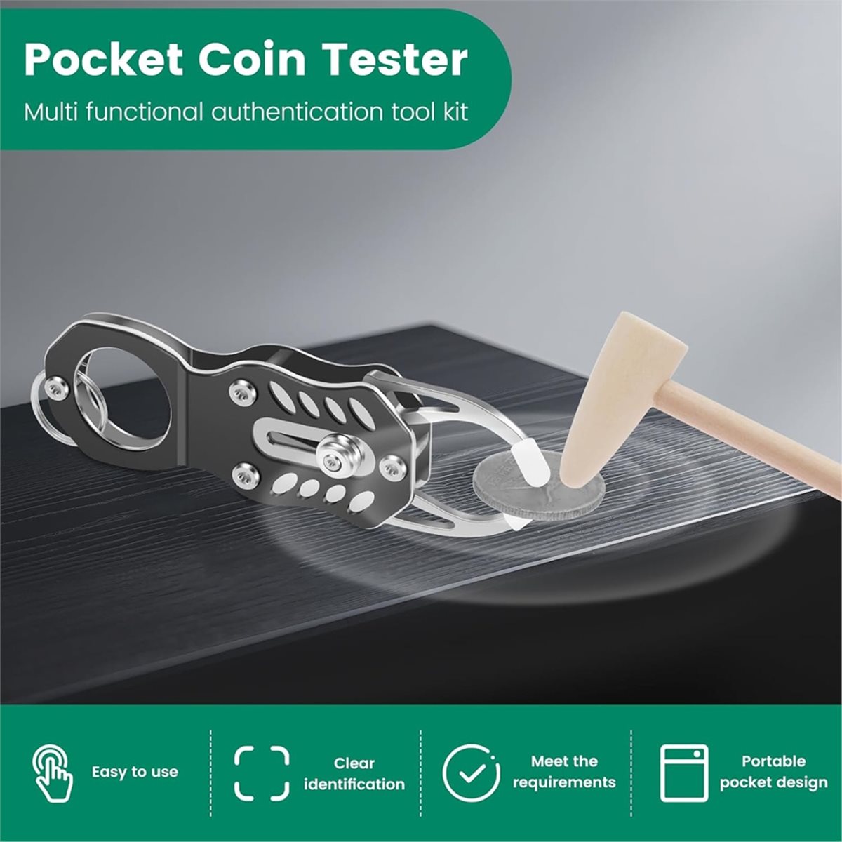 *CLOS Zilver Goud Testkit, Pin - Collectors Coins Jewelry & Watches Of Smithtown Photos recensie en prijs