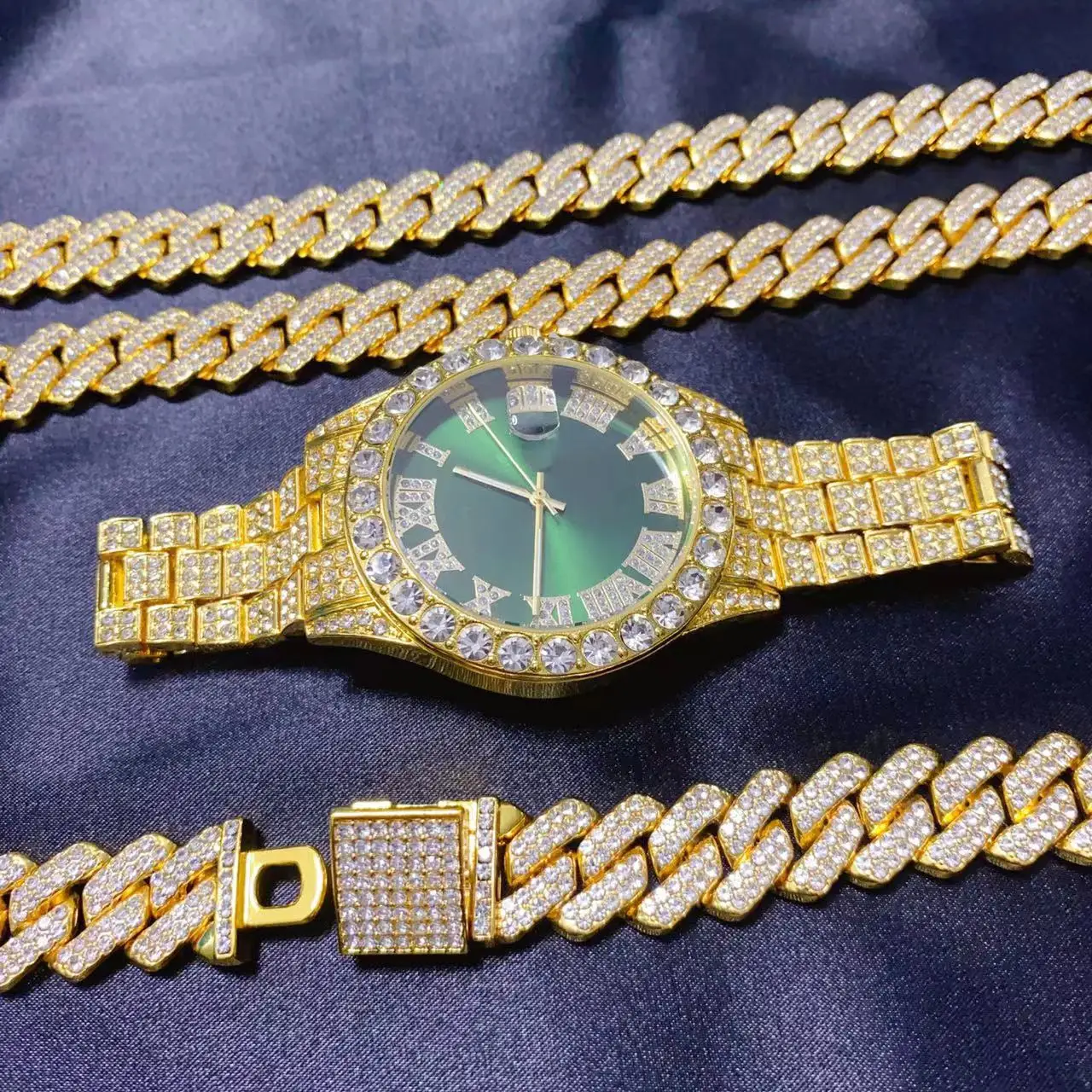3 STKS Hip Hop Kalender Luxe H - Icebox Jewelry Watches recensie en prijs