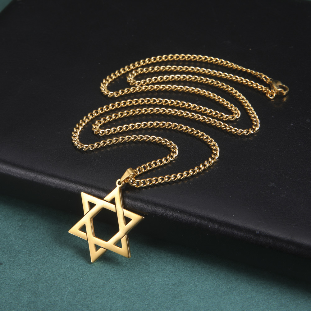 Roestvrijstalen Davidster hang - Jewelry & Watches Review recensie en prijs