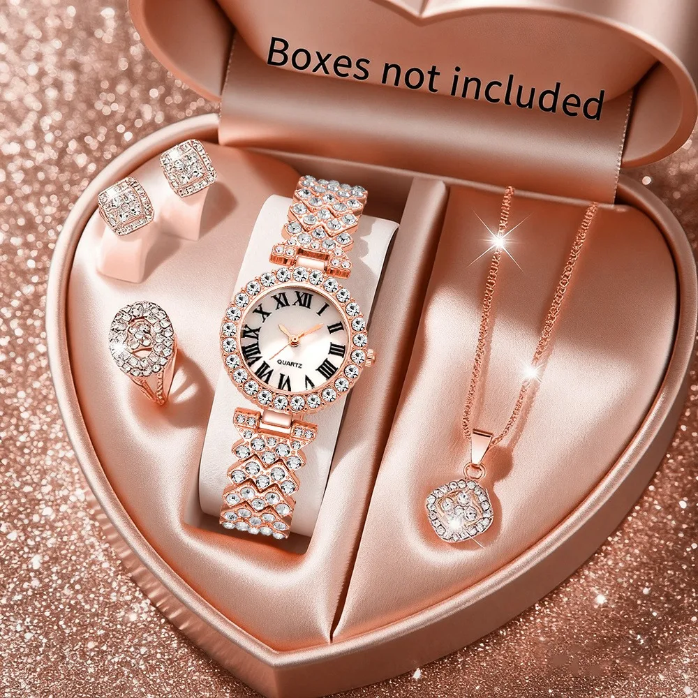 2026 5 stks Elegante Strass Vr - Jewelry Box Watches Bracelets recensie en prijs